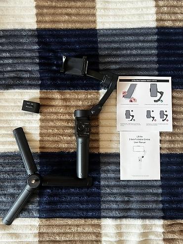 telefon ucun tripod: L9 Lite 3-Oxlu Qatlana bilən Gimbal Stabilizator - Smartfonlar üçün 3 — 3