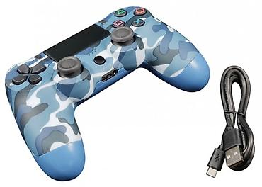 ime vetra: PS4 Bezicni gamepad JPD-Wireless-Thrillershock, zeleni, plavi, crveni — 5