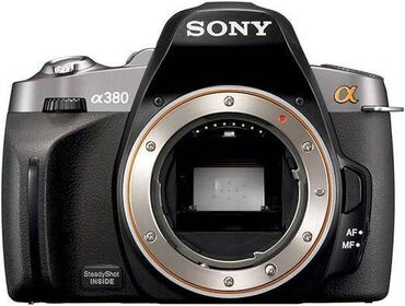 фотоаппараты сони альфа: Sony DSLR-A380 SLR modeli, işlək vəziyətdədir. 1 batareyə və