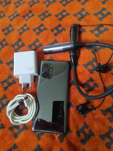 принтер mi: Poco F3, Б/у, 128 ГБ, цвет - Черный, 2 SIM