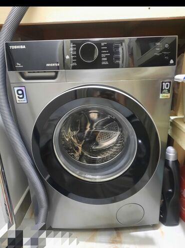 kreditle maşin: Paltaryuyan maşın Toshiba, 9 kq, İşlənmiş, Avtomat, Qurutma var, Kredit yoxdur, Ünvandan götürmə, Ödənişli çatdırılma, Rayonlara çatdırılma