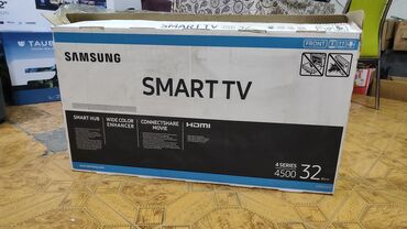 Televizorlar: Samsunq 82 ekran Smart yotub və başqa praqramlar var Təzədən seçilmir