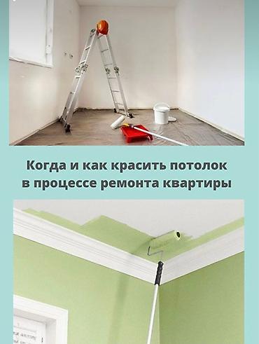 Покраска: Покраска стен, Покраска потолков, Покраска наружных стен, Больше 6 лет опыта — 10