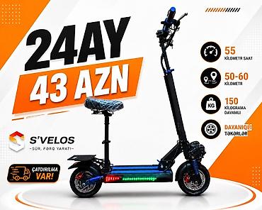 Elektrikli samokatlar: Elektrikli Skuter (AF-703) Yalnız indi! Nağd alışda qiymət 1032AZN — 1
