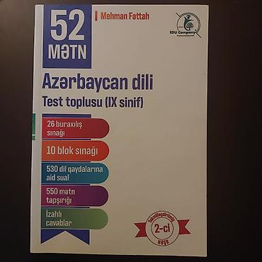 Testlər: Azərbaycan dili Testlər 9-cu sinif, DİM, 1-ci hissə — 3