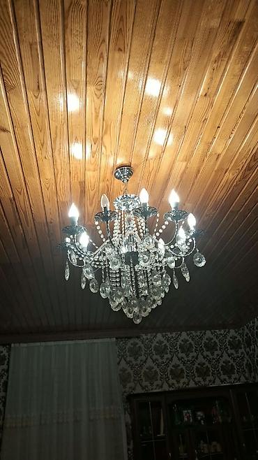Çılçıraq, 8 lampa, Xrustal