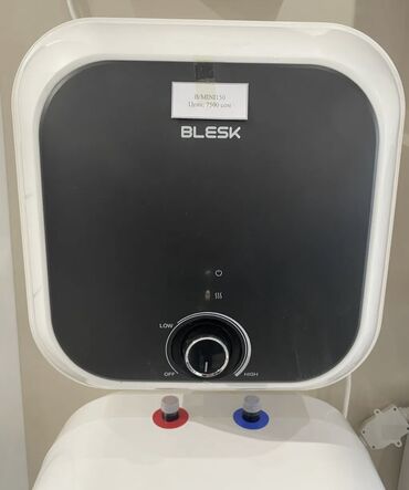 Накопительные водонагреватели: Накопительный водонагреватель Объем бака: 50 л, Blesk, Электрический, Регулятор температуры, Металл, Новый — 3