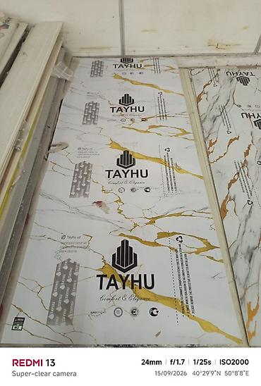 pla filament: Dekorativ divar panellər. ölçü 2,80*1,20 Şəkillərdə müxtəlif mərmər — 7