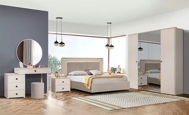 спальни кроват: Спальня Севилья 4 в цвете Сатин от белорусской фабрики Слониммебель