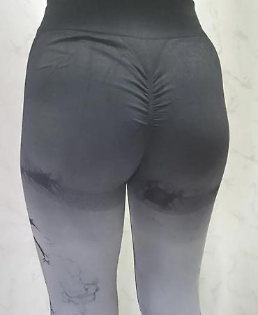 Helanke, biciklistički šortsevi: Ženske sportske helanke – visoki struk, bez šavova, elastične - — 11