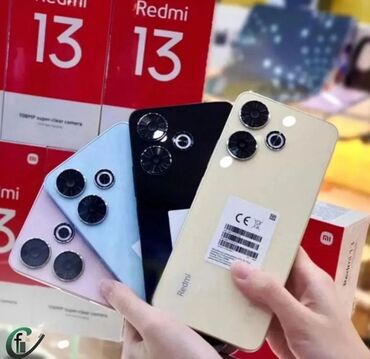 сотовые телефоны: Redmi, Redmi 13, Новый, 256 ГБ, цвет - Черный, В рассрочку, 2 SIM