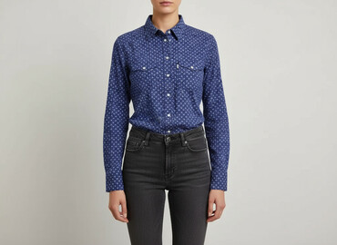 bluzki białe z kołnierzykiem: Women`s shirt, size S