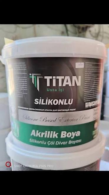 silikon qəlib: Fasad, Akril Emulsiya, 25 kq, rəng - Yaşıl — 1