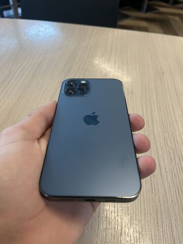 iphone xarab: IPhone 12 Pro, 128 ГБ, Pacific Blue, Беспроводная зарядка, Face ID