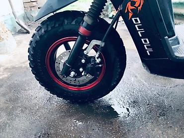 Скутеры: Скутер DUL DUL, черный матовый - Тип: бензиновый скутер/мопед с — 6