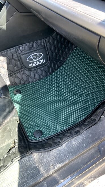 Полики: 5D Экокожа Полики Для салона Subaru, цвет - Синий, Новый, Самовывоз, Платная доставка — 8