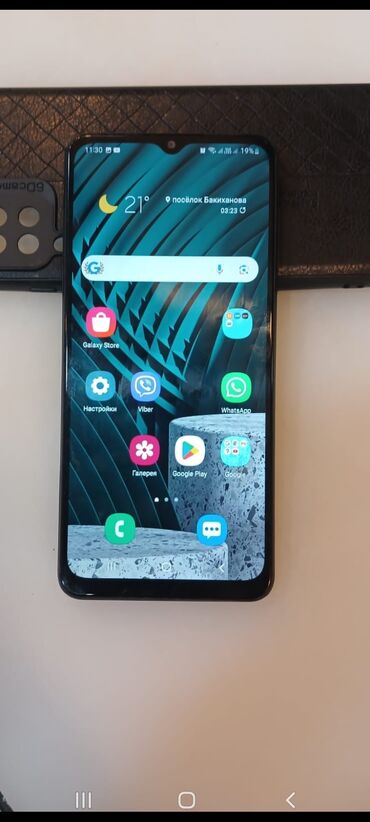 samsung s2: Samsung Galaxy A12, 4 GB, rəng - Qara, Sensor, Barmaq izi, İki sim kartlı