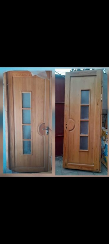 işlənmiş otaq qapilari: MDF Otaq qapısı 80x205 sm, İşlənmiş