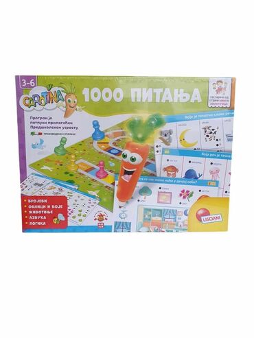 igračke minecraft: Carotina edukativna interaktivna igra 1000 pitanja Lisciani NOVO!