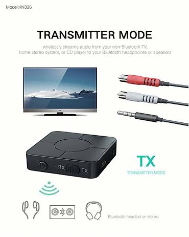 mp3 pleyerlər: Bluetooth ресивер-трансмиттер LccKaa KN319 - 55 man. Bluetooth — 3