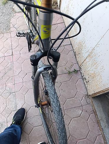 Dağ velosipedləri: Stels cross (MTB) velosiped - Çərçivə: Alüminium, üst boruda “Stels — 6