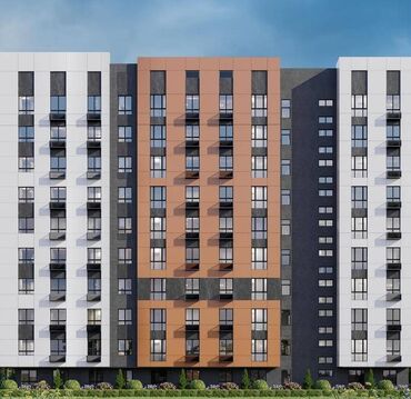 2 комнатные квартиры в бишкеке продажа: 2 комнаты, 62 м², Элитка, 3 этаж, ПСО (под самоотделку)