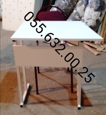 Masalar: Kurs üsün stol stul desti, Tədris kursları üçün stol stul desti — 4