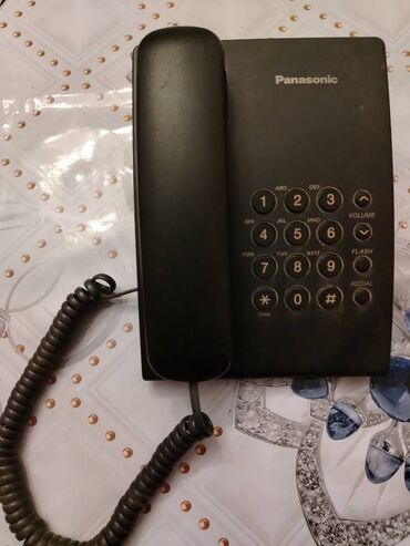 mark jacobs: Panasonic markalı stasionar telefon, çox az işlənib, heç bir problemi