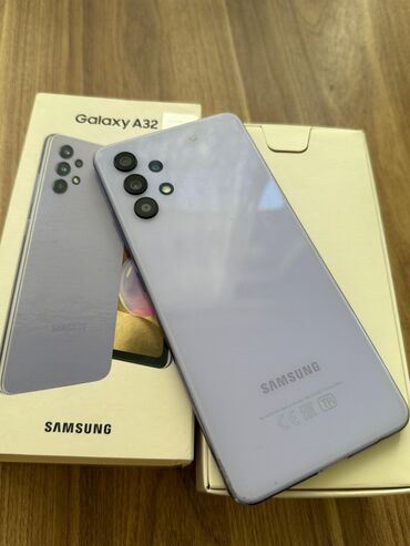 samsung s2 plus: Samsung Galaxy A32, 64 GB, Barmaq izi