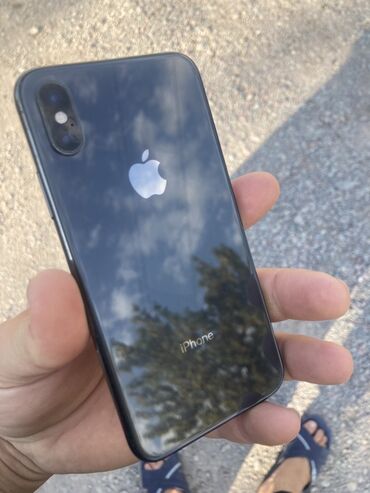 продажа сломанных телефонов: IPhone X, Черный