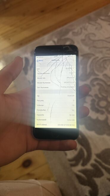 Apple iPhone: IPhone 6, 16 GB, Space Gray, Qırıq -da lalafo.az — 9 Apple iPhone: IPhone 6, 16 GB, Space Gray, Qırıq — 9