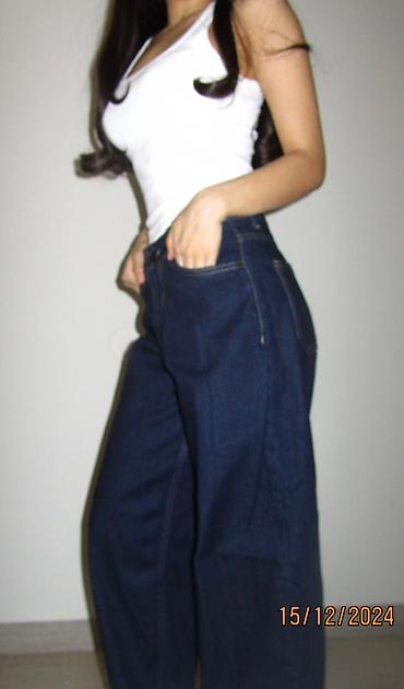 Джинсы: Джинсы, Бэгги, Турция, Средняя талия, Все размеры — 3