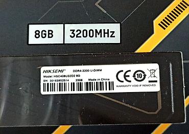 Оперативная память (RAM) для ПК: Оперативная память (RAM) для ПК, Новый, 8 ГБ, DDR4, 3200 МГц — 3