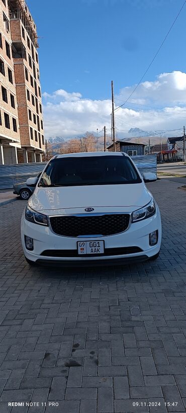 сдаю авто в аренду с последующим выкупом: Kia Carnival: 2017 г., 3.3 л, Автомат, Бензин, Минивэн