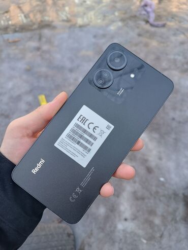 Redmi: Redmi, Redmi 13C, Б/у, 128 ГБ, цвет - Черный, 1 SIM, 2 SIM