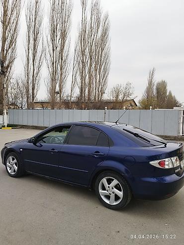 баа: Mazda 6: 2002 г., 2 л, Кол менен иштөөчү, Бензин, Хетчбек — 4