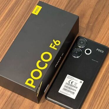 Poco: Poco F6, Б/у, 512 ГБ, цвет - Черный, 2 SIM, eSIM