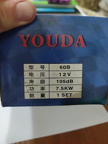 сигнал дудка: Автомобильный сигнал YOUDA, модель 60B. Характеристики: - Напряжение — 2