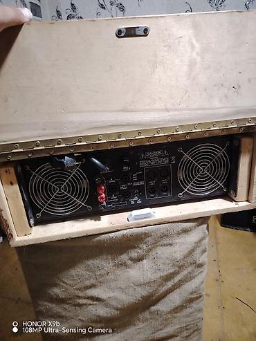 Səs gücləndiriciləri: EV E9600 güc gücləndiricisi (power amplifier) – taxta rack/qutu ilə — 9