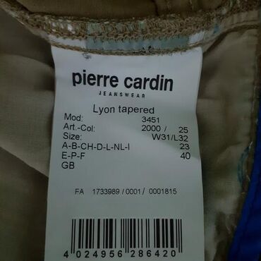 Pantalone: Pantalone, M (EU 50), Pierre Cardin, Klasične, bоја - Bež na lalafo.rs — 9 Pantalone: Pantalone, M (EU 50), Pierre Cardin, Klasične, bоја - Bež — 9