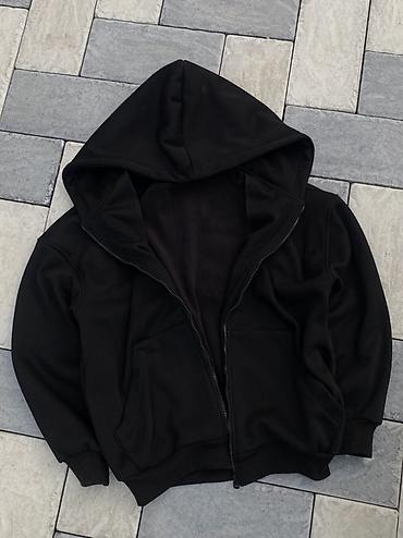 зимние толстовки: Мужская толстовка, M, L, XL, Новый, цвет - Черный, Самовывоз, Бесплатная доставка, Платная доставка — 3