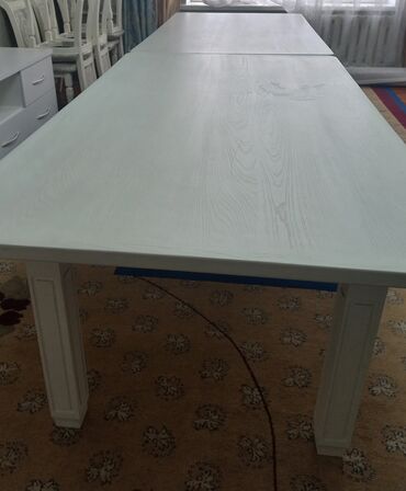 столы с эпоксидной смолой цена: Для зала Стол, цвет - Белый, Новый