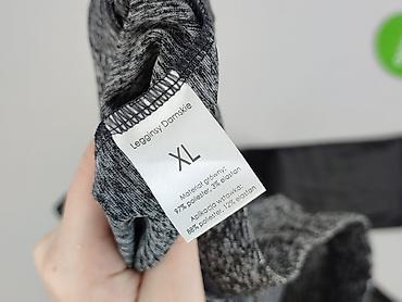zolte dresy: Legginsy Sportowe damskie, rozmiar XL — 4