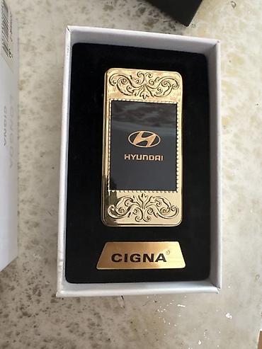 qızıl əşyaları: CIGNA markalı elektrikli alışqan – Hyundai loqolu, premium dizayn — 2