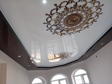 Натяжной потолок: Натяжной потолок Глянцевое, Матовое, 3D потолки Гарантия, Бесплатная консультация, Бесплатный замер — 9