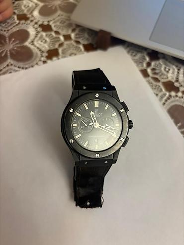 saat hublot: İşlənmiş, Qol saatı, Hublot, rəng - Qara — 1