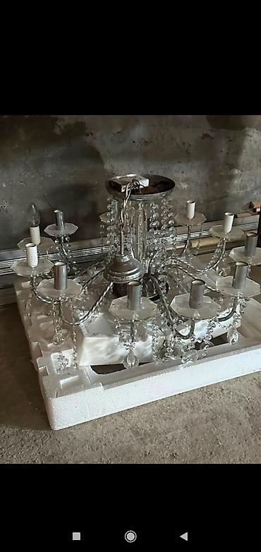 dovşan şəkili: Çılçıraq, 10 və daha çox lampa, Metal — 3