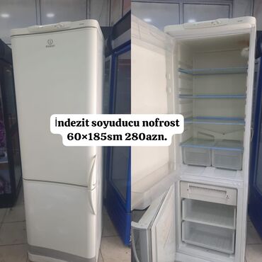 indezit: Б/у Двухкамерный Indesit Холодильник цвет - Белый