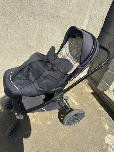 Коляски: Коляска, цвет - Черный, Б/у — 8