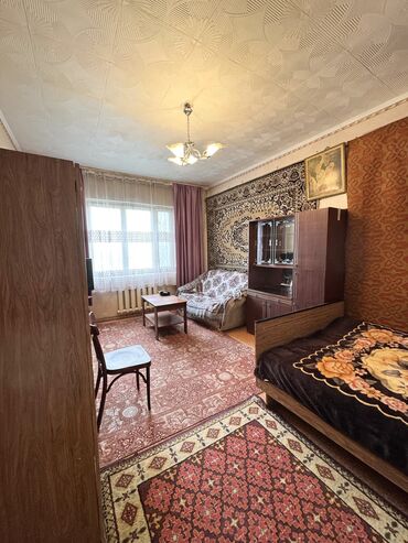 квартиры на ошском рынке: 1 комната, 37 м², 105 серия, 6 этаж, Старый ремонт